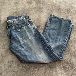 Levi’s Red Slim Boot Blue Jeans Pants